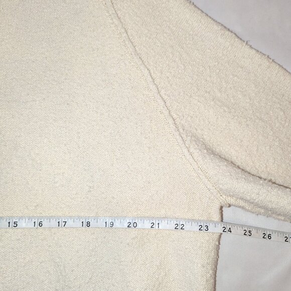 Free People | Found My Friend Pullover Sweater Minimalist in Cream | Size Medium - Picture 11 of 16